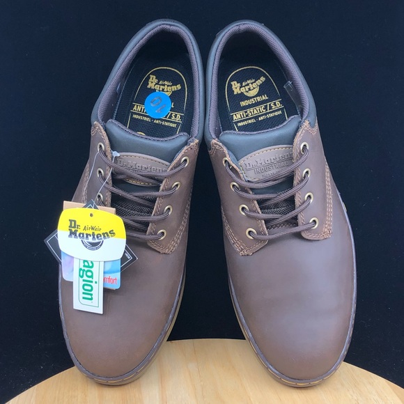 Dr Doc Martens Industrial Steel Toe Brown Safety - Picture 8 of 9